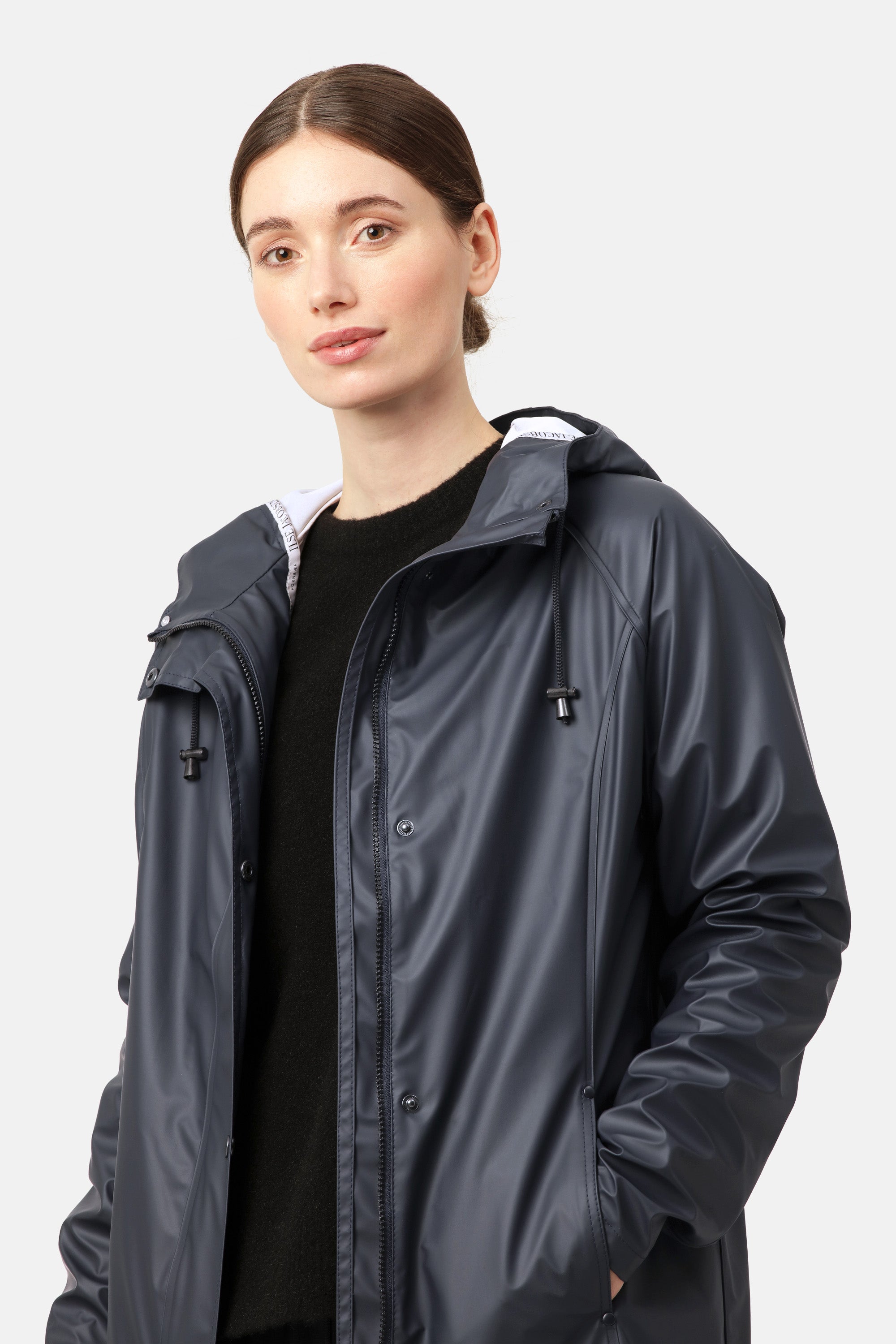 Ilse Jacobsen Hornbæk Rain Regenmantel Raincoat 660 Dark Indigo